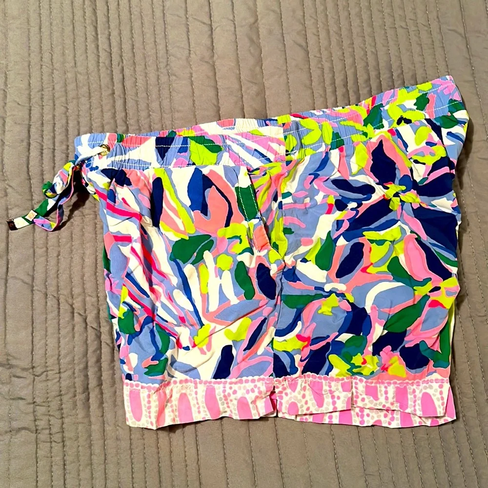 S Lilly Pulitzer 5'' Katia Shorts Havin A Blast Engineered Katia 24483 - Picture 2 of 6